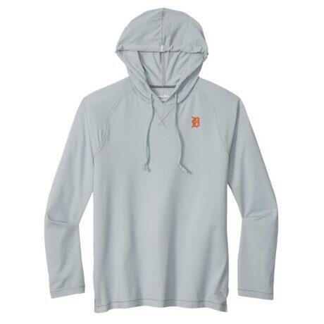 Detroit Tigers Tommy Bahama Sunset Rally IslandZone® Hoodie - Gray - Front View