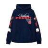 Indiana Fever round21 Unisex Swish Hoodie - Navy - Side View