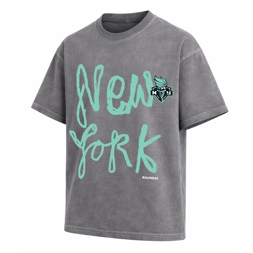 New York Liberty round21 Unisex Boxy Statement T-Shirt