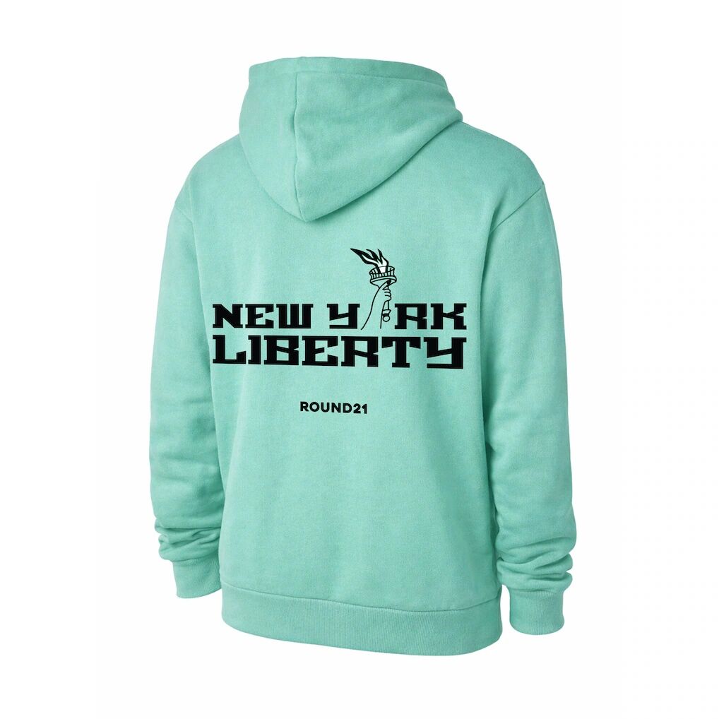 New York Liberty round21 Libertylove Hoodie - Mint
