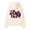 Toronto Tempo round21 Unisex Heart of Toronto Hoodie - Cream - Detail View
