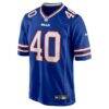 Matthew Wright Buffalo Bills Nike Team Game Jersey - - Side View