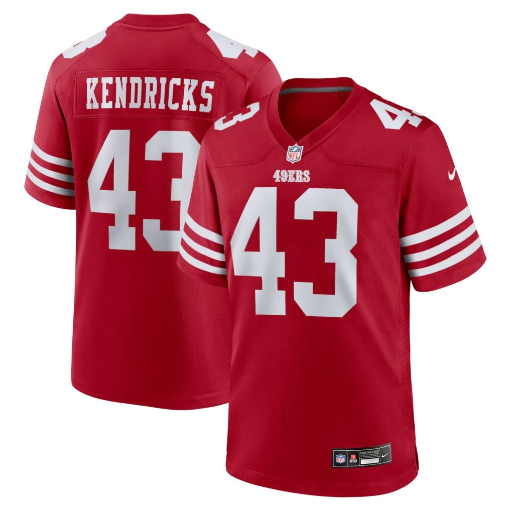 Eric Kendricks San Francisco 49ers Nike Team Game Jersey -  Scarlet