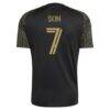 Son Heung-Min LAFC adidas 2026 Primary Kit Replica Jersey - Black - Detail View