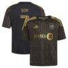 Son Heung-Min LAFC adidas Youth 2026 Primary Kit Replica Jersey - Black - Front View