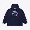 Washington Wizards Mitchell & Ness Basic Fleece Hoodie - Navy - Front View