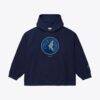 Minnesota Timberwolves Mitchell & Ness Basic Fleece Hoodie - Navy - Front View