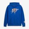 Oklahoma City Thunder Mitchell & Ness Basic Fleece Hoodie - Blue - Front View
