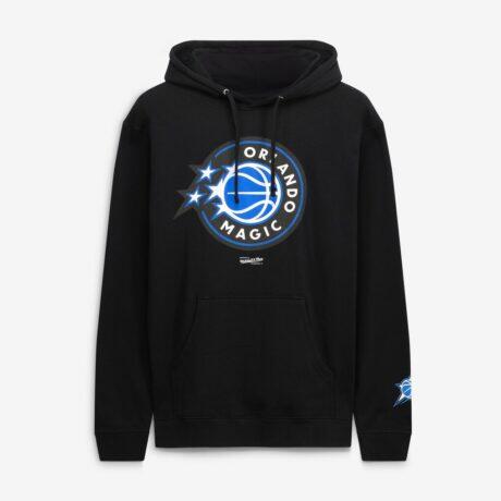 Orlando Magic Mitchell & Ness Fleece Hoodie - Black - Front View
