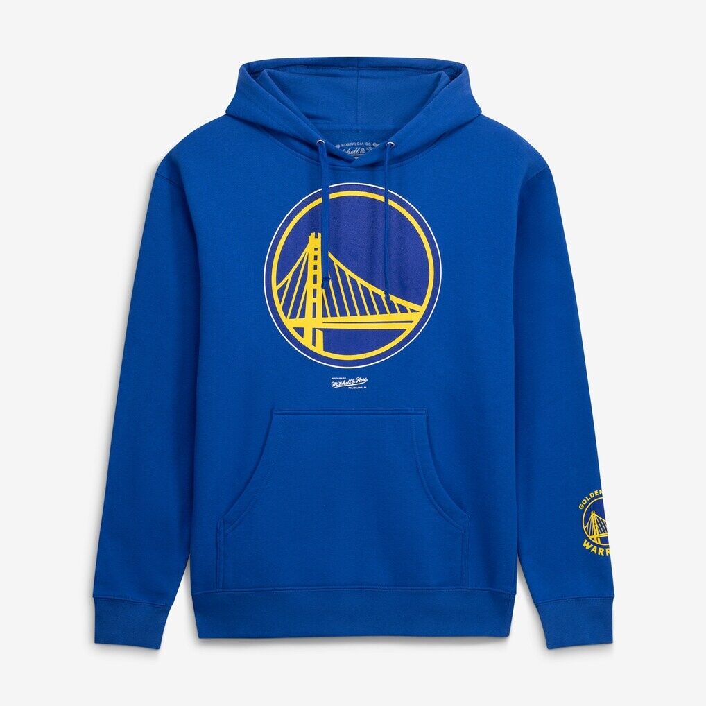 Golden State Warriors Mitchell & Ness Fleece Hoodie - Royal