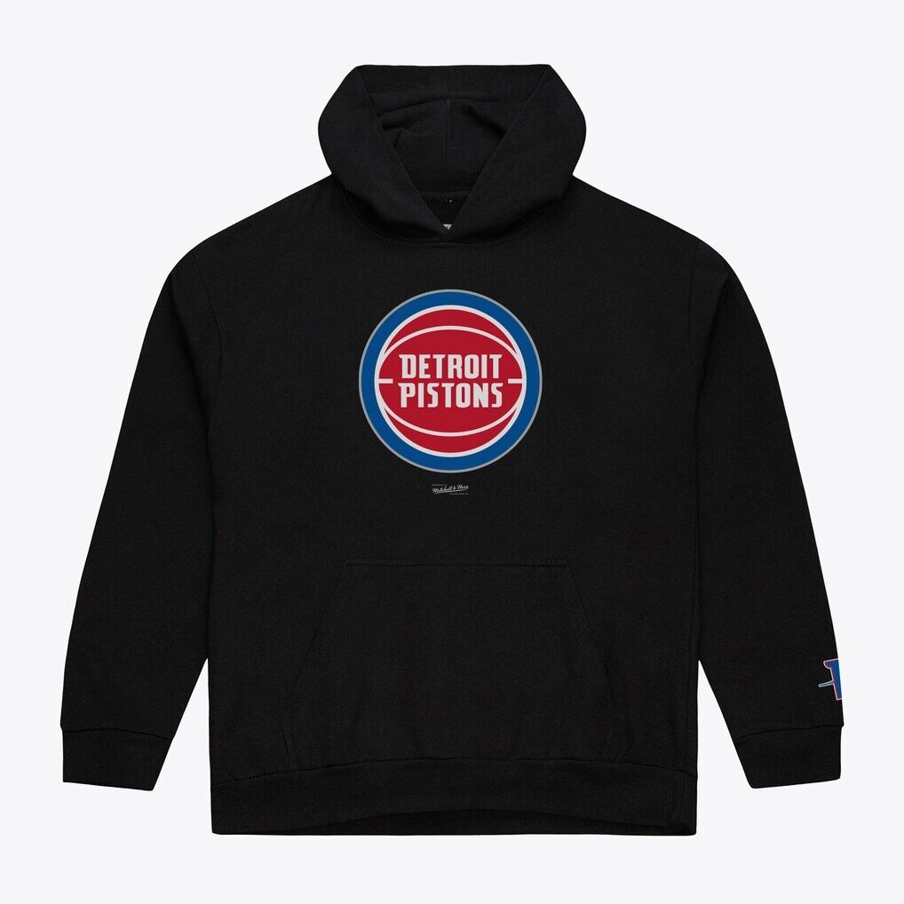 Detroit Pistons Mitchell & Ness Basic Fleece Hoodie