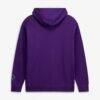 Charlotte Hornets Mitchell & Ness Fleece Hoodie - Purple - Side View
