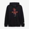 Houston Rockets Mitchell & Ness Fleece Hoodie - Black - Front View