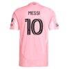 Lionel Messi Inter Miami CF adidas 2025 Euforia Authentic On-Field Jersey - Light Pink - Detail View