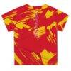 Spain National Team Vive La Fete Toddler Paint Brush T-Shirt - Red - Detail View