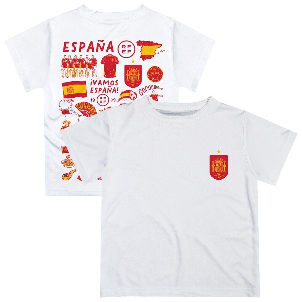 Spain National Team Vive La Fete Toddler Impressions Artwork T-Shirt