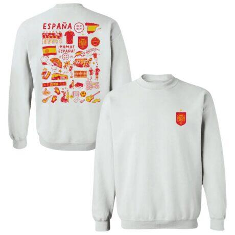 Spain National Team Vive La Fete Women's Impressions Artwork Sweatshirt