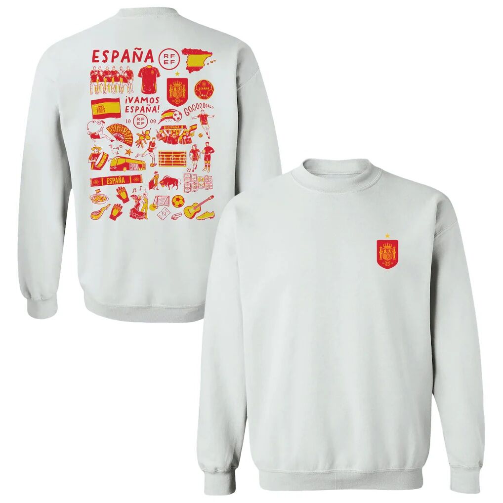 Spain National Team Vive La Fete Women’s Impressions Artwork Sweatshirt