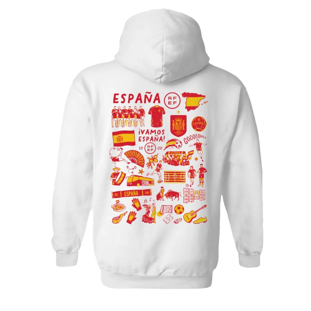 Spain National Team Vive La Fete Women's Impressions Artwork Hoodie