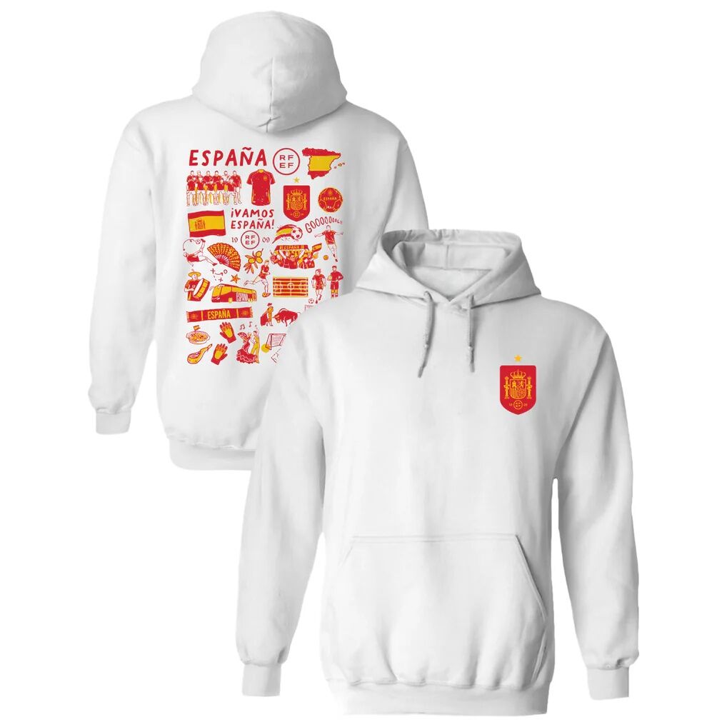 Spain National Team Vive La Fete Women's Impressions Artwork Hoodie