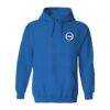 Brighton and Hove Albion Vive La Fete Women's Impressions Artwork Hoodie - Royal - Side View