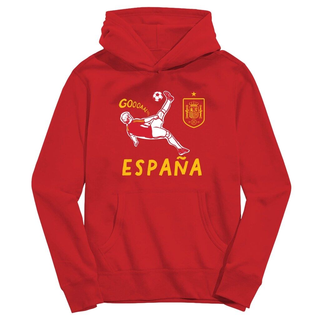Spain National Team Vive La Fete Toddler Chilena Style Hoodie