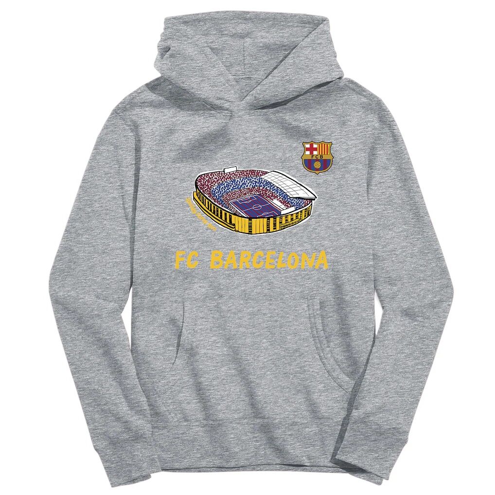 Barcelona Vive La Fete Youth Stadium Style Hoodie