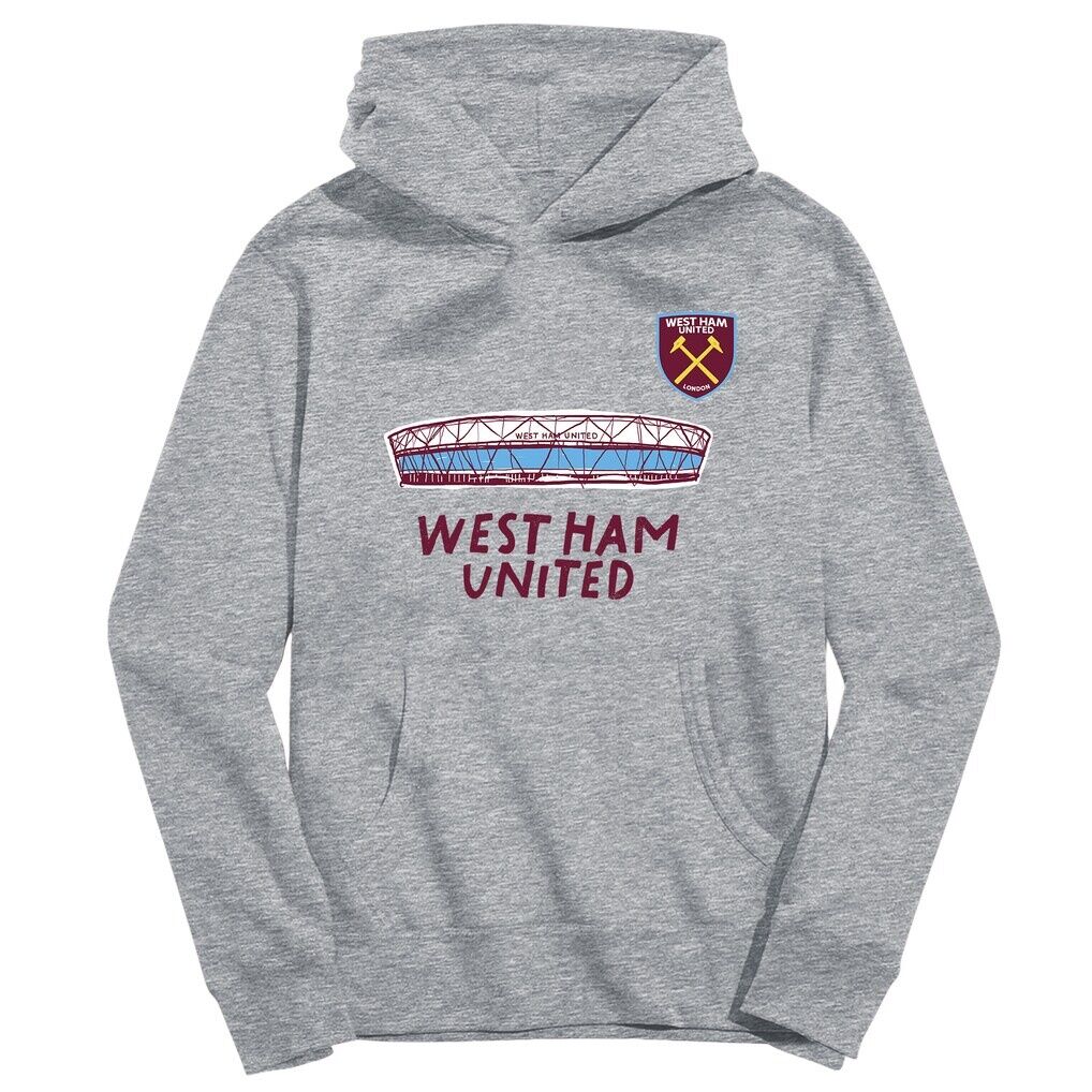 West Ham United Vive La Fete Toddler Stadium Style Hoodie