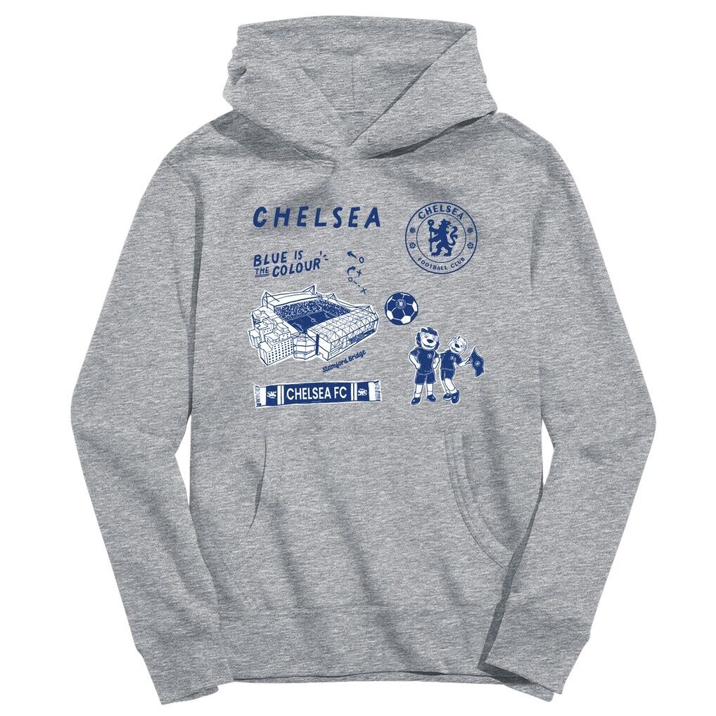 Chelsea Vive La Fete Youth Impressions Icons Hoodie