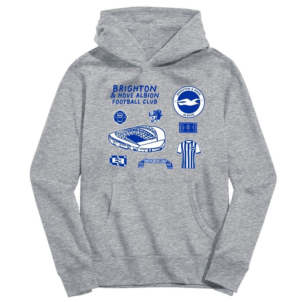 Brighton and Hove Albion Vive La Fete Youth Impressions Icons Hoodie