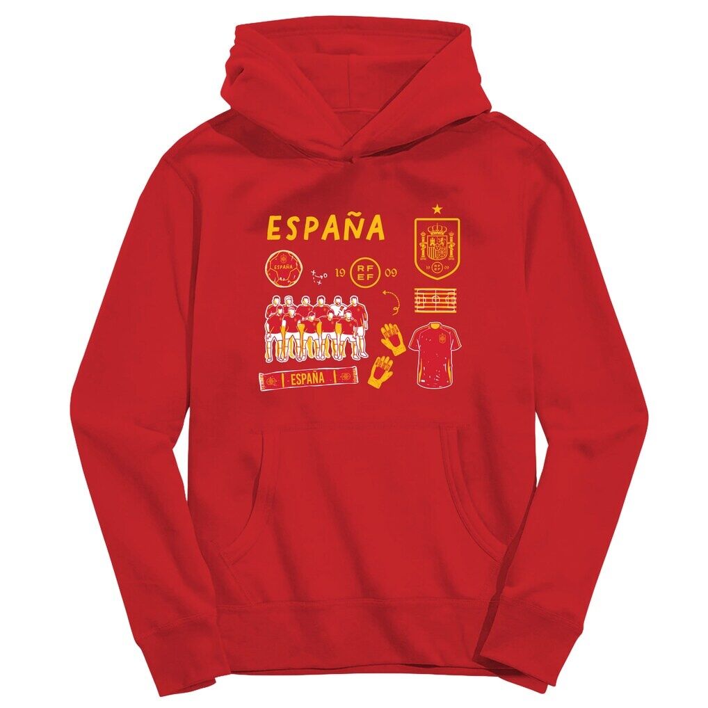 Spain National Team Vive La Fete Youth Impressions Icons Hoodie