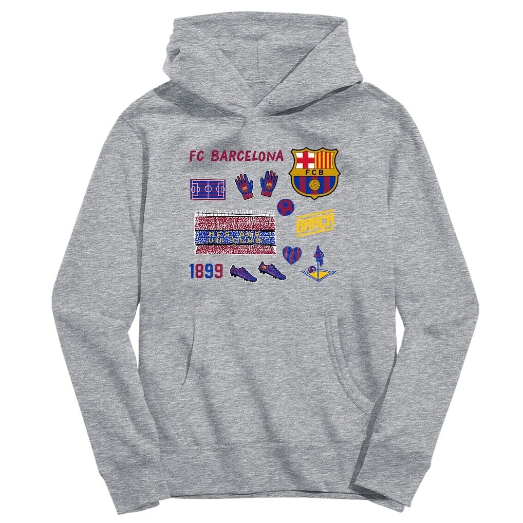 Barcelona Vive La Fete Toddler Impressions Icons Hoodie