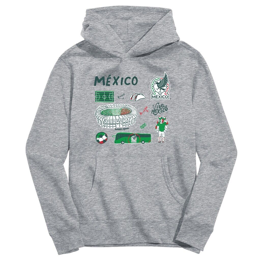 Mexico National Team Vive La Fete Toddler Impressions Icons Hoodie