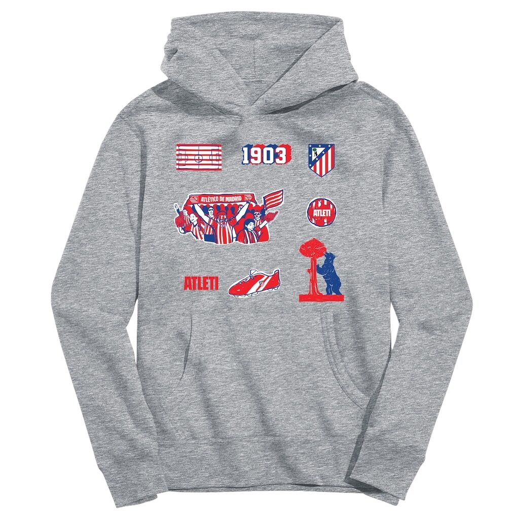 Atletico de Madrid Vive La Fete Toddler Impressions Icons Hoodie