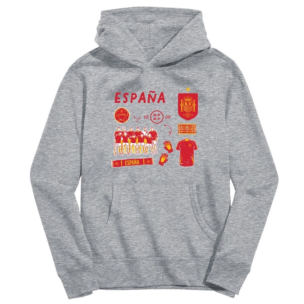 Spain National Team Vive La Fete Toddler Impressions Icons Hoodie