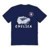 Chelsea Vive La Fete Youth Chilena Style T-Shirt - Navy - Front View