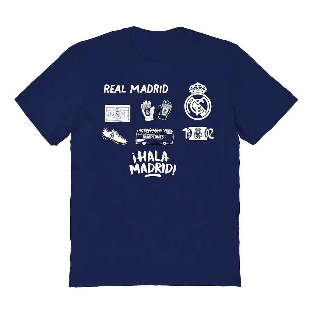 Real Madrid Vive La Fete Youth Impressions Icons T-Shirt