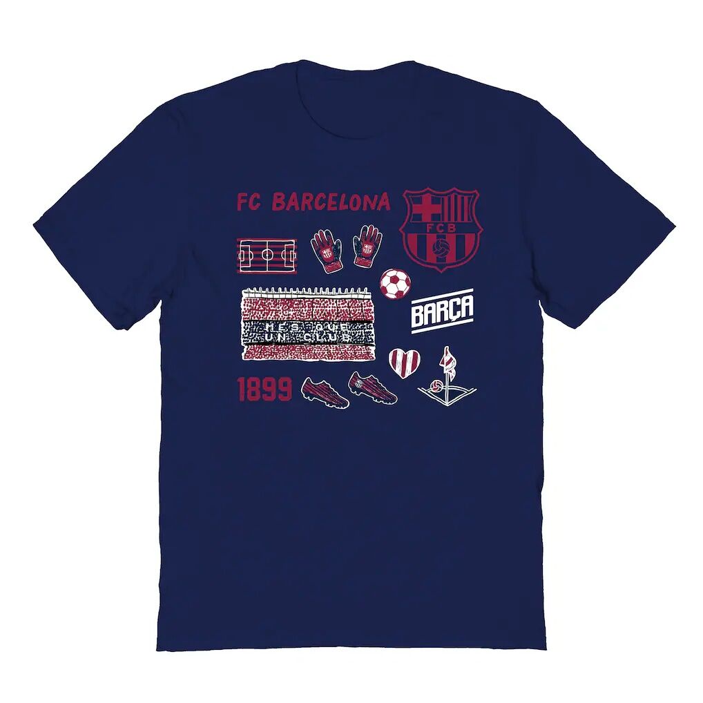 Barcelona Vive La Fete Youth Impressions Icons T-Shirt