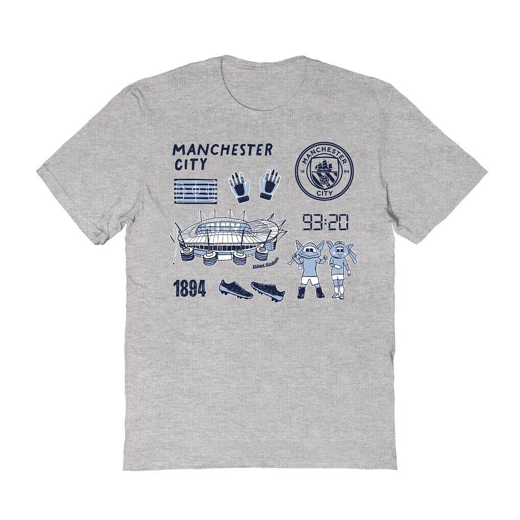 Manchester City Vive La Fete Toddler Impressions Icons T-Shirt