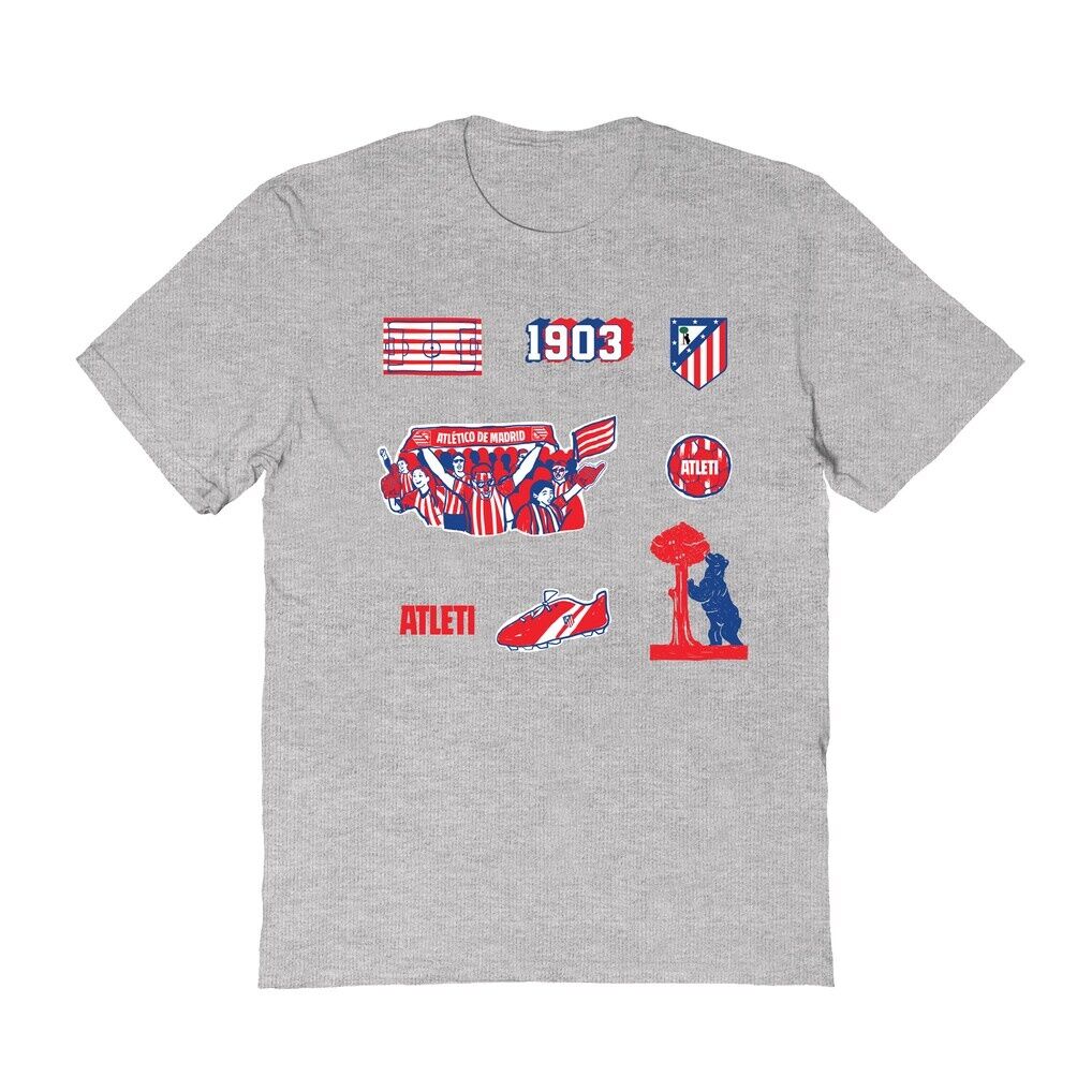 Atletico de Madrid Vive La Fete Toddler Impressions Icons T-Shirt