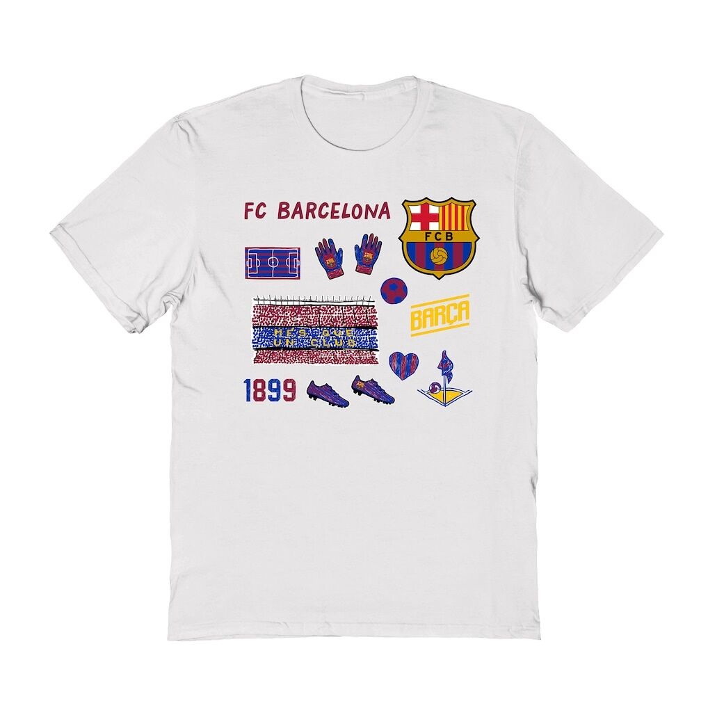 Barcelona Vive La Fete Toddler Impressions Icons T-Shirt