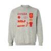 Spain National Team Vive La Fete Women's Impressions Icons Sweatshirt - Gray - Front View