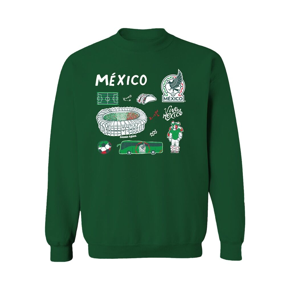 Mexico National Team Vive La Fete Women's Impressions Icons Sweatshirt