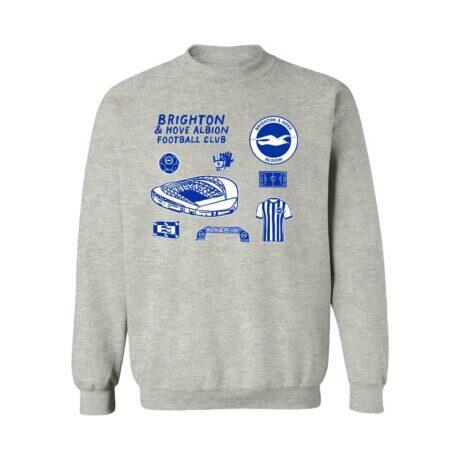 Brighton and Hove Albion Vive La Fete Women's Impressions Icons Sweatshirt