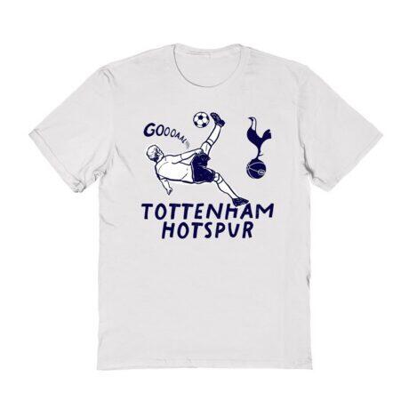 Tottenham Hotspur Vive La Fete Women's Chilena Style T-Shirt - White - Front View