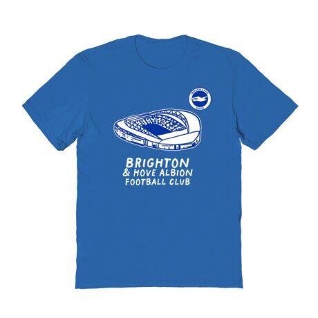 Brighton and Hove Albion Vive La Fete Women's Stadium Style T-Shirt - Royal