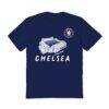 Chelsea Vive La Fete Women's Stadium Style T-Shirt - Navy - Back View