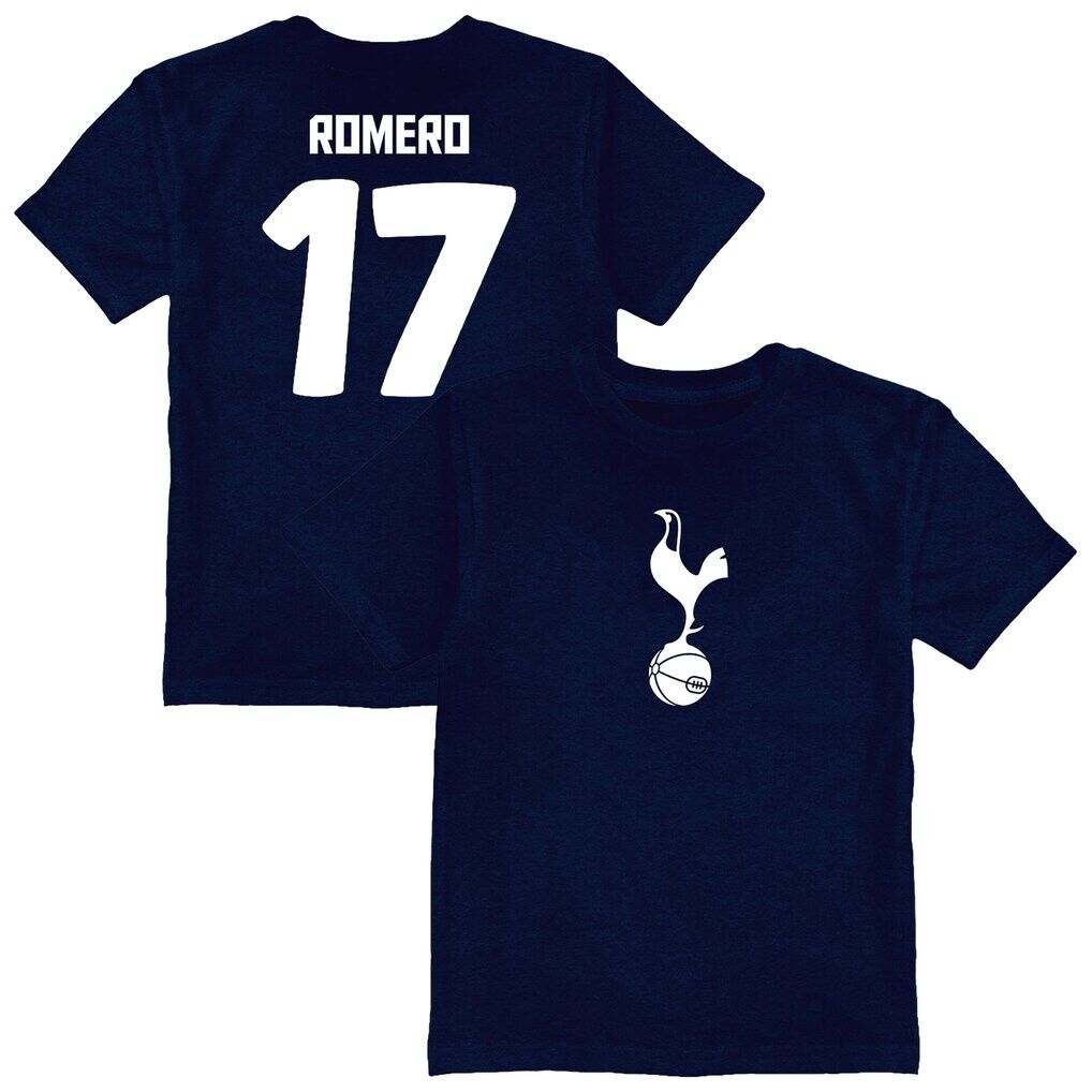Cristian Romero Tottenham Hotspur Vive La Fete Youth Player Name & Number Color Badge T-Shirt