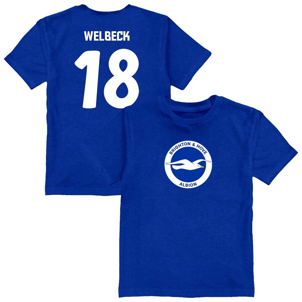 Danny Welbeck Brighton and Hove Albion Vive La Fete Toddler Player Name & Number Color Badge T-Shirt - Royal