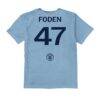Phil Foden Manchester City Vive La Fete Toddler Player Name & Number Color Badge T-Shirt - - Detail View
